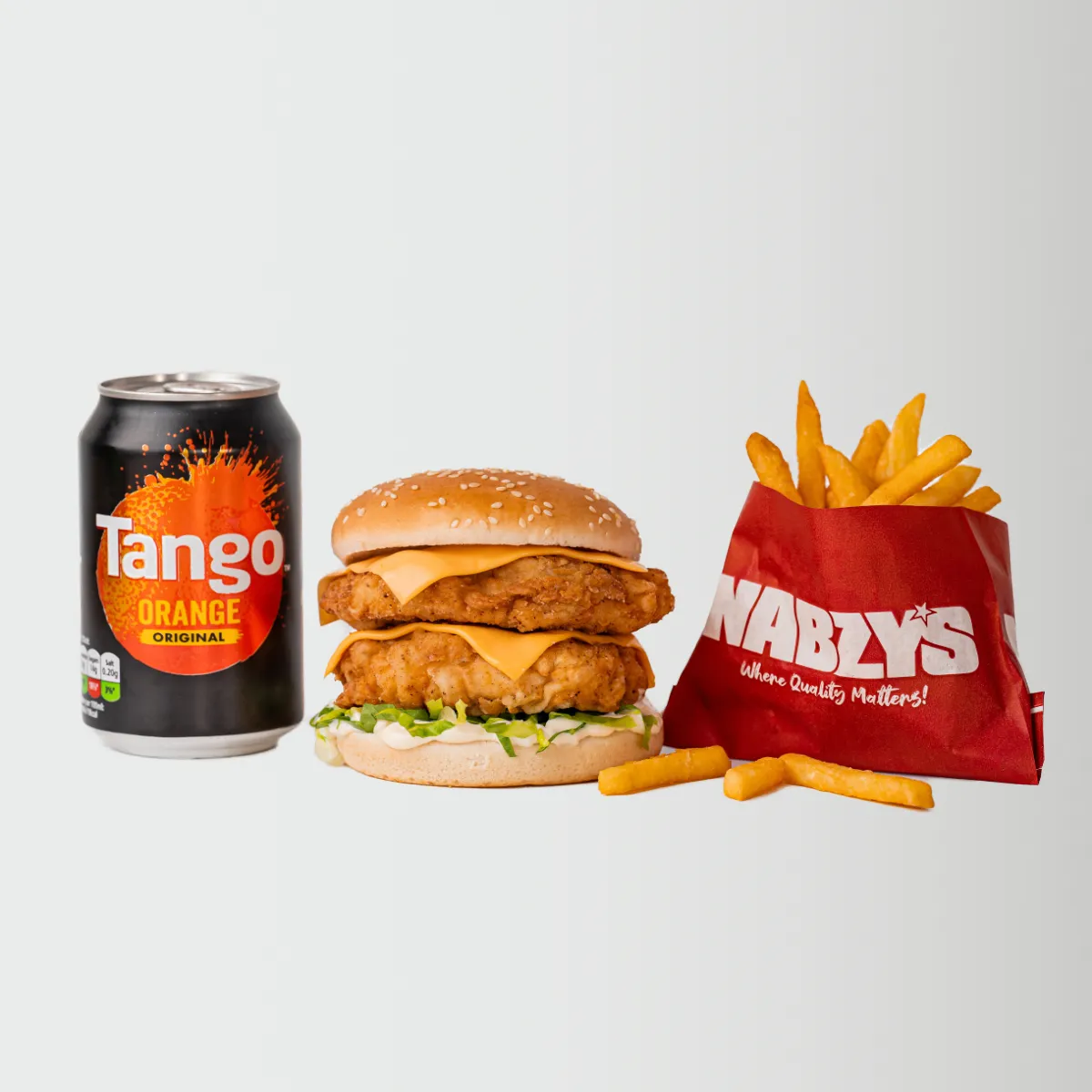 Nabzy Double Deluxe Burger Meal