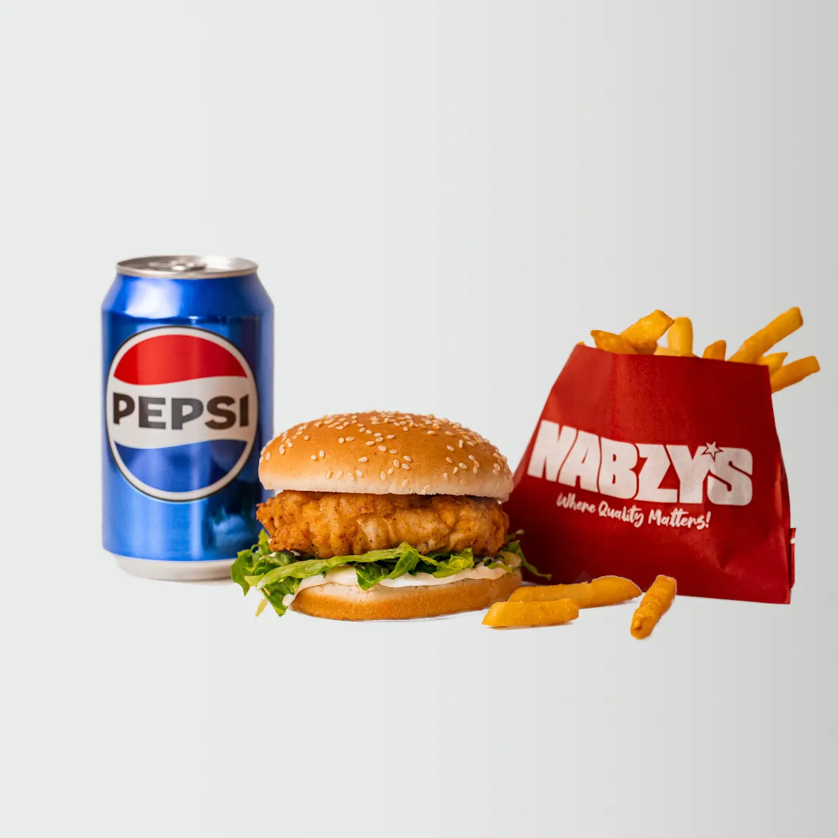 Nabzy Filet Burger Meal