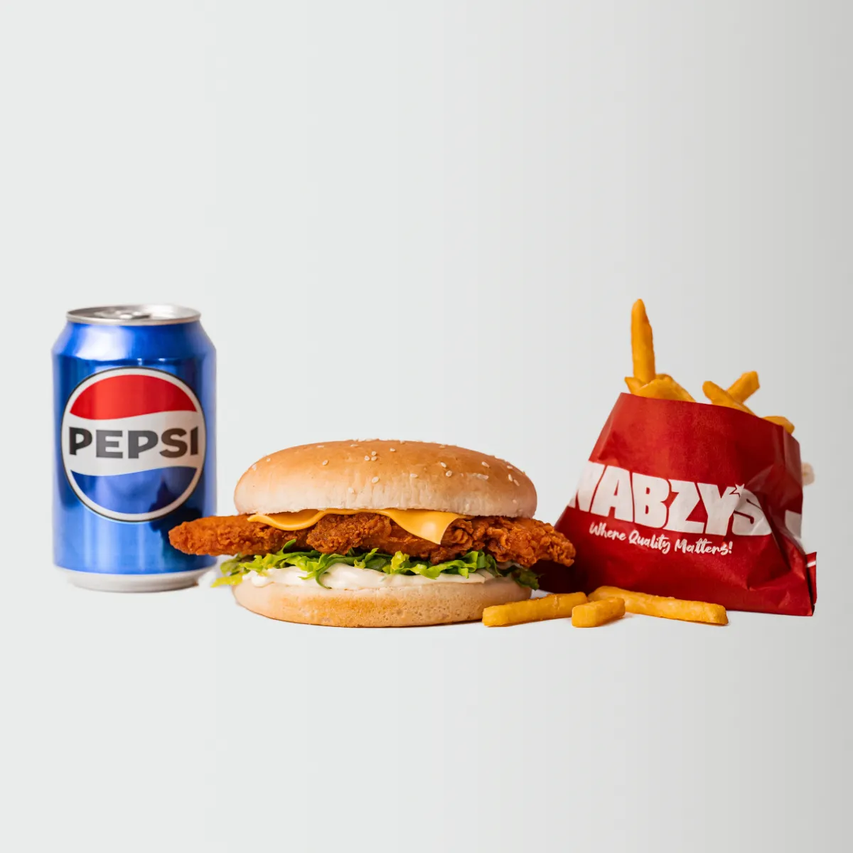 Nabzy Spicy Royal Burger Meal