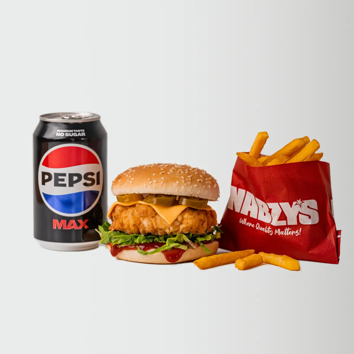 Nabzy Tex Mex Burger Meal