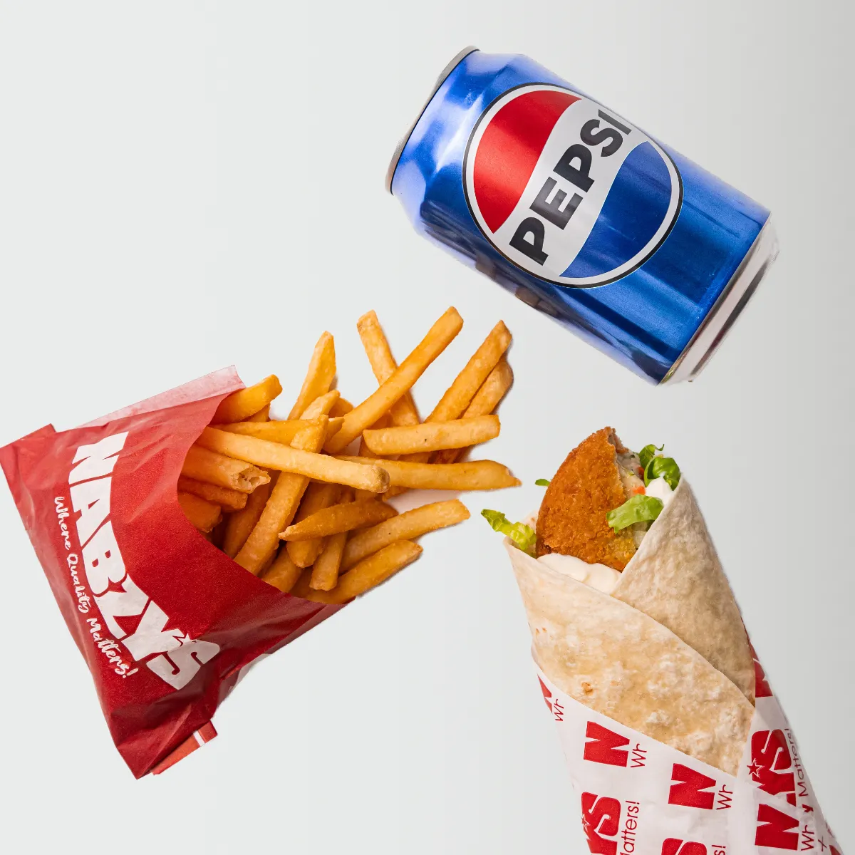 Nabzy Veggie Wrap Meal