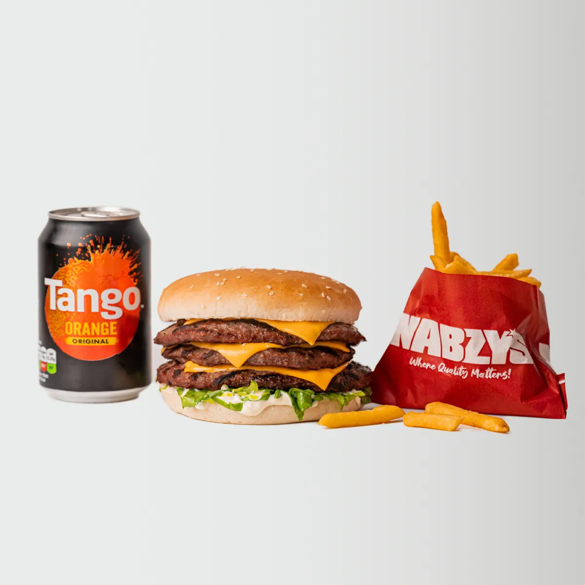 Nazby Triple Burger Meal